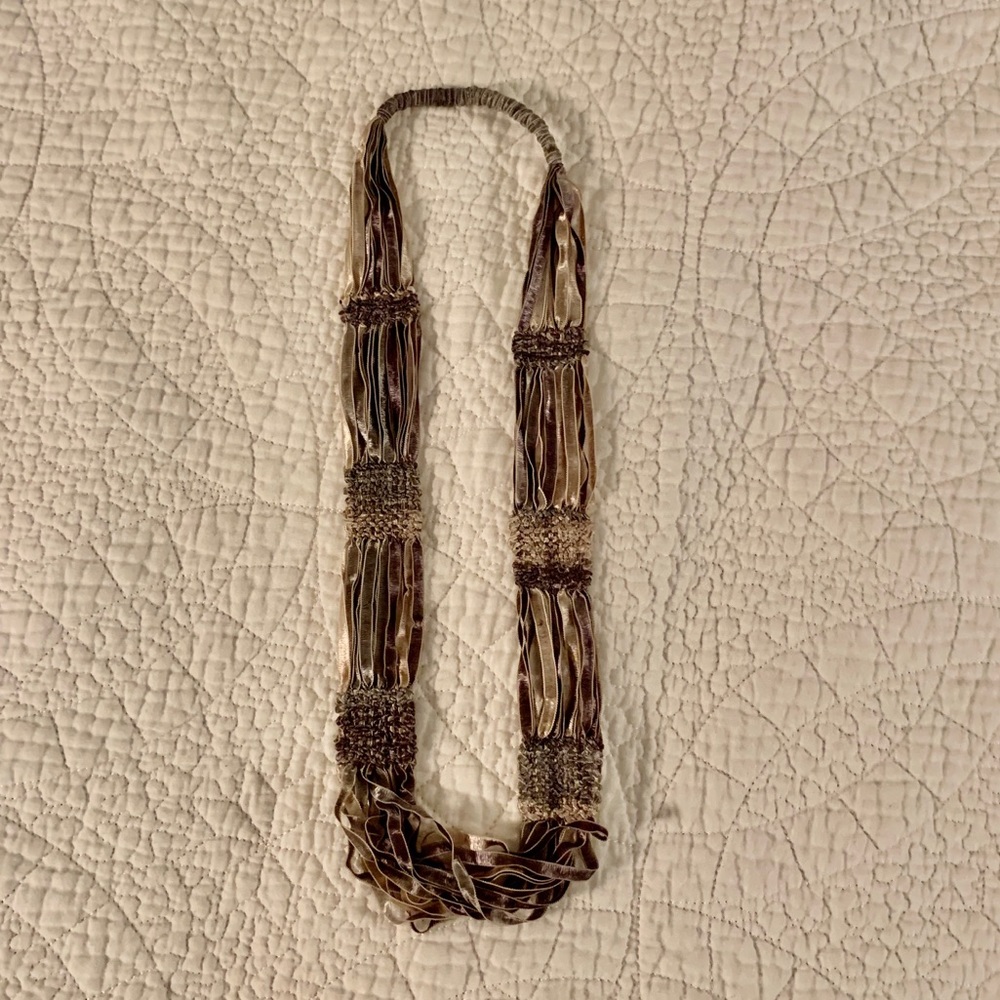 Silk Woven Necklace from Argentina